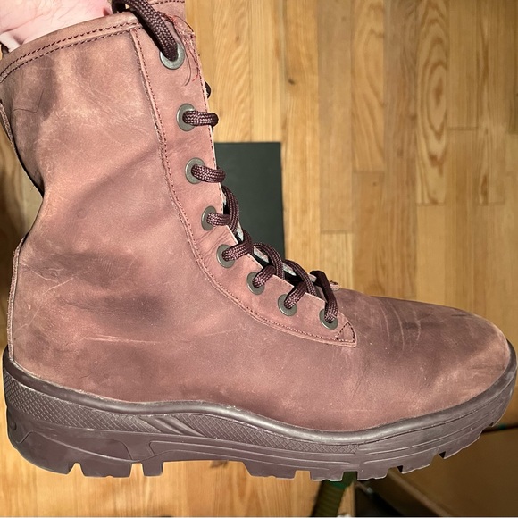 Yeezy Oxblood/Purple Nubuck Suede Combat Boot Season 6 Size 42 (8.5 Mens) - Picture 9 of 10